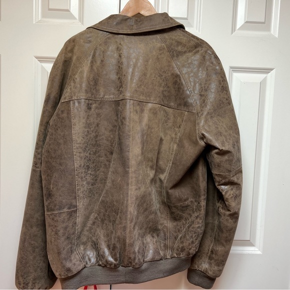 Vintage Burberry London Leather/Suede Jacket with removable collar Size 42 - Picture 8 of 8